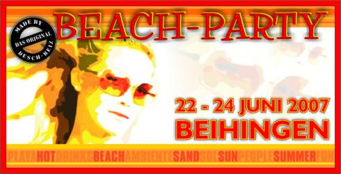 beachparty flyer
