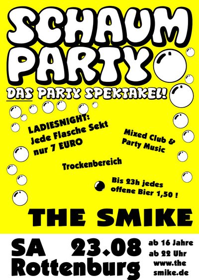 schaumparty rottenburga