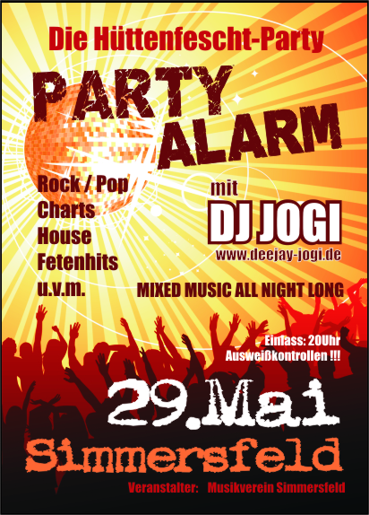 flyer huettenfescht