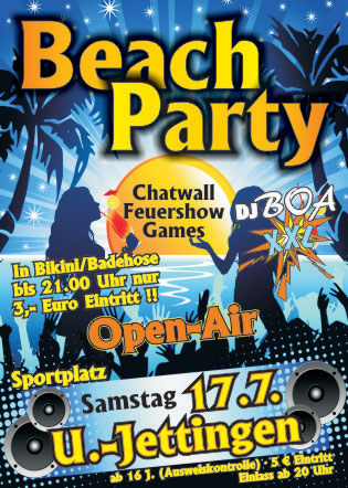 beachparty jettingen
