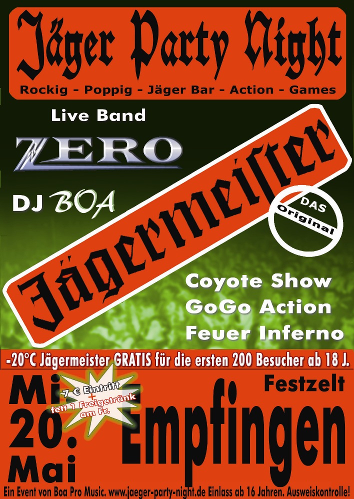 jaegerparty empfingen