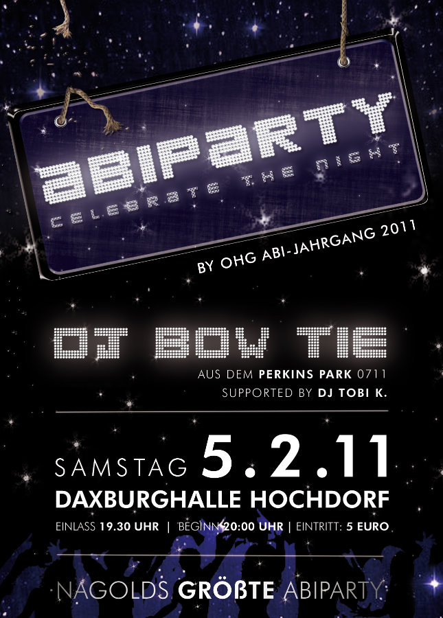 abi party frontklein